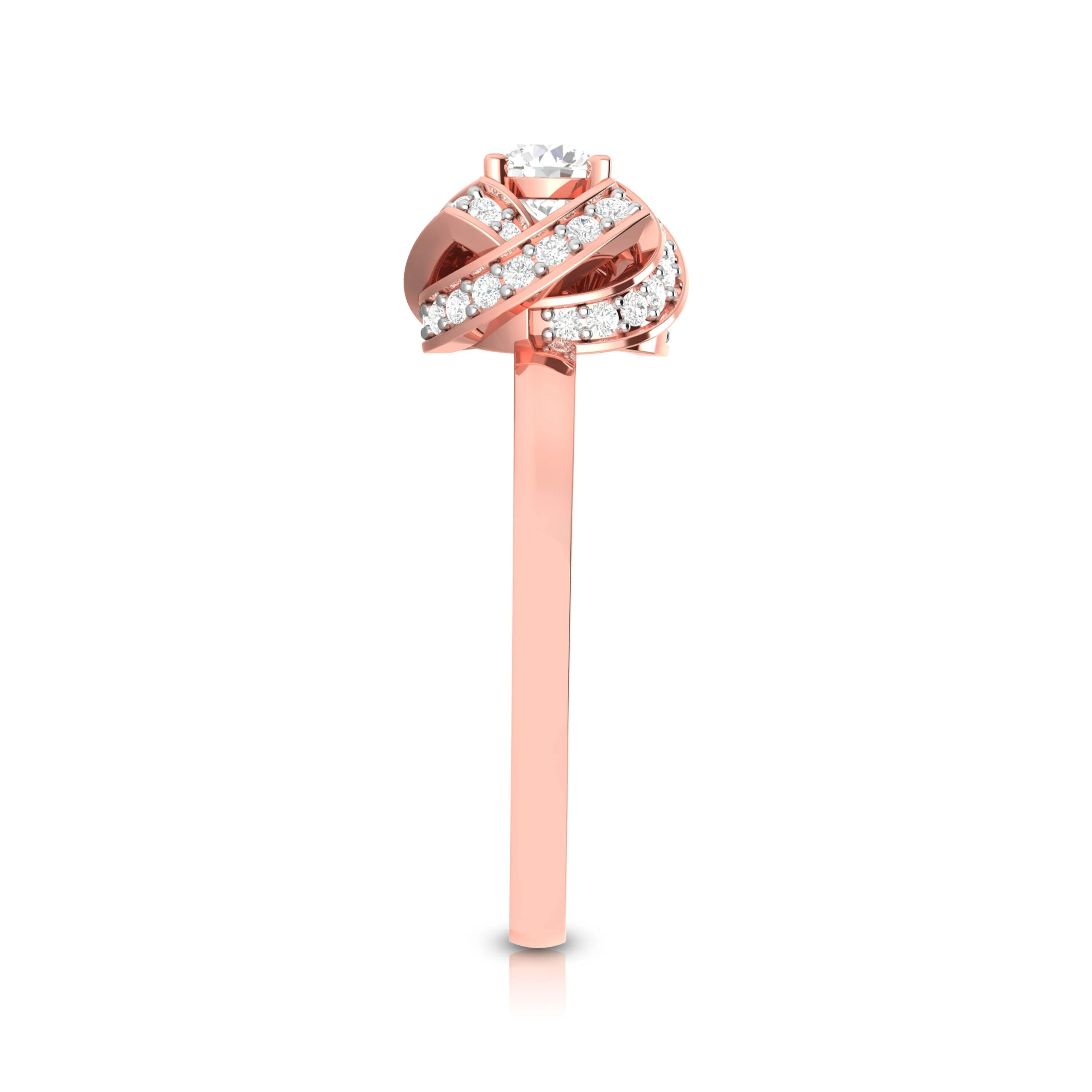 0.5 CT Glamour Scarlett Diamond Women Band