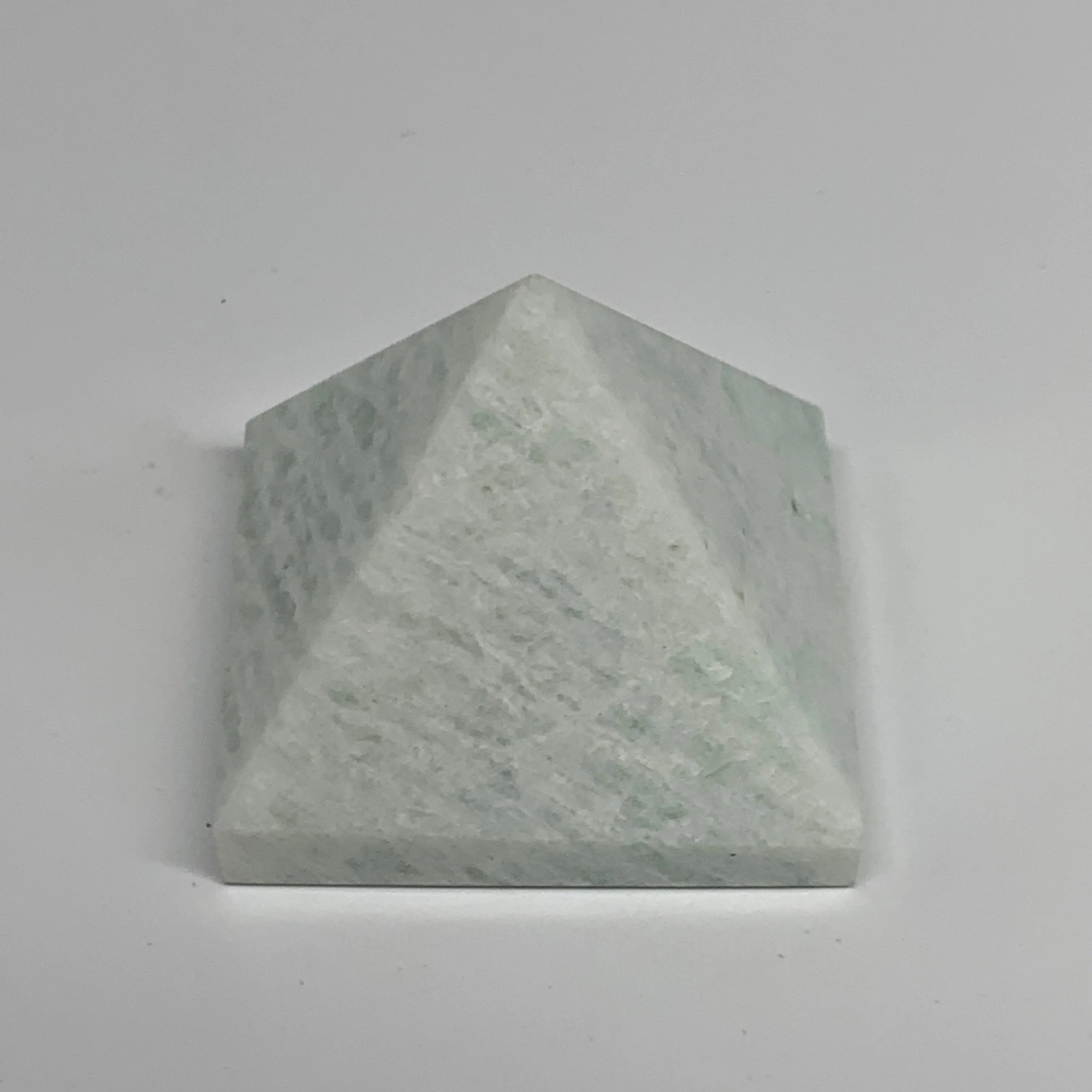102.4g, 1.6"x1.9"x1.8", Amazonite Pyramid Gemstone, Decorative Stone, B31815