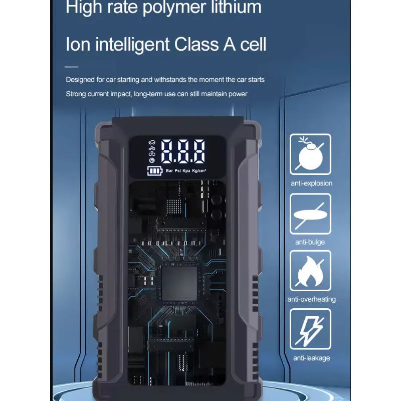 12V Car Jump Starter Withtire Inflator And Led Light K09