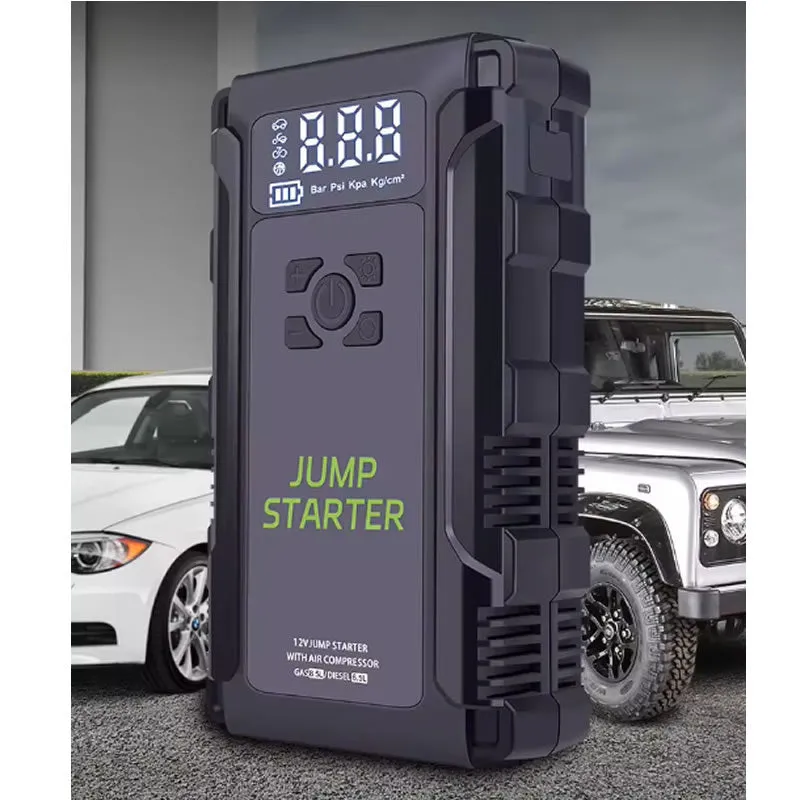 12V Car Jump Starter Withtire Inflator And Led Light K09
