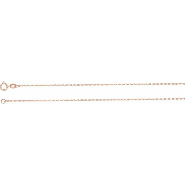 14K Gold Lightening Bolt Pendant Necklace