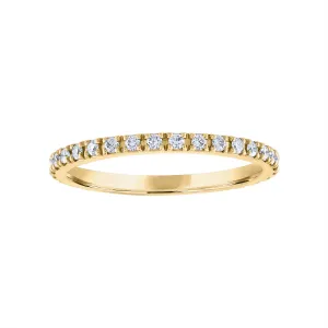14KT GOLD DIAMOND MEDIUM RING GUARD