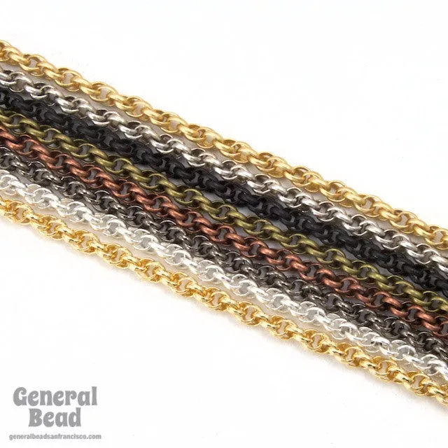 1.6mm Silver Spiral Rope Chain CC259