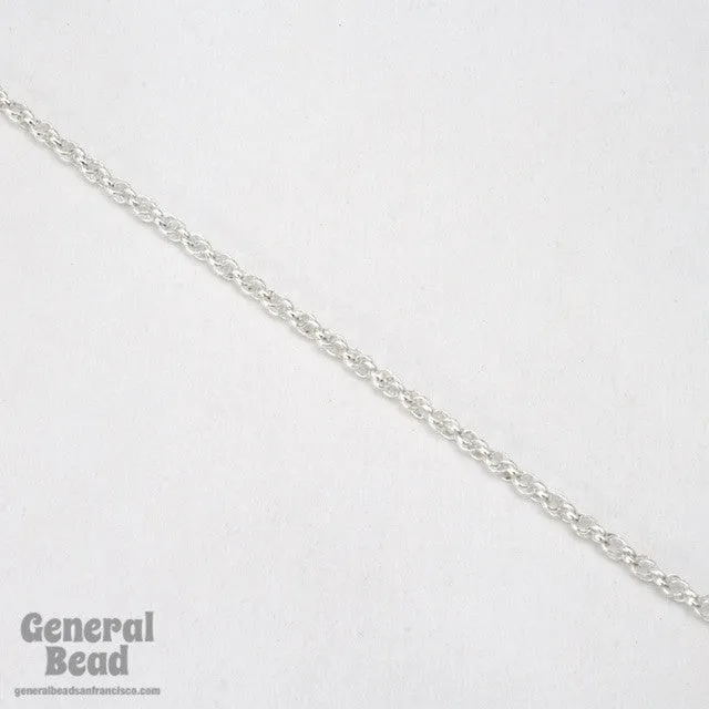 1.6mm Silver Spiral Rope Chain CC259