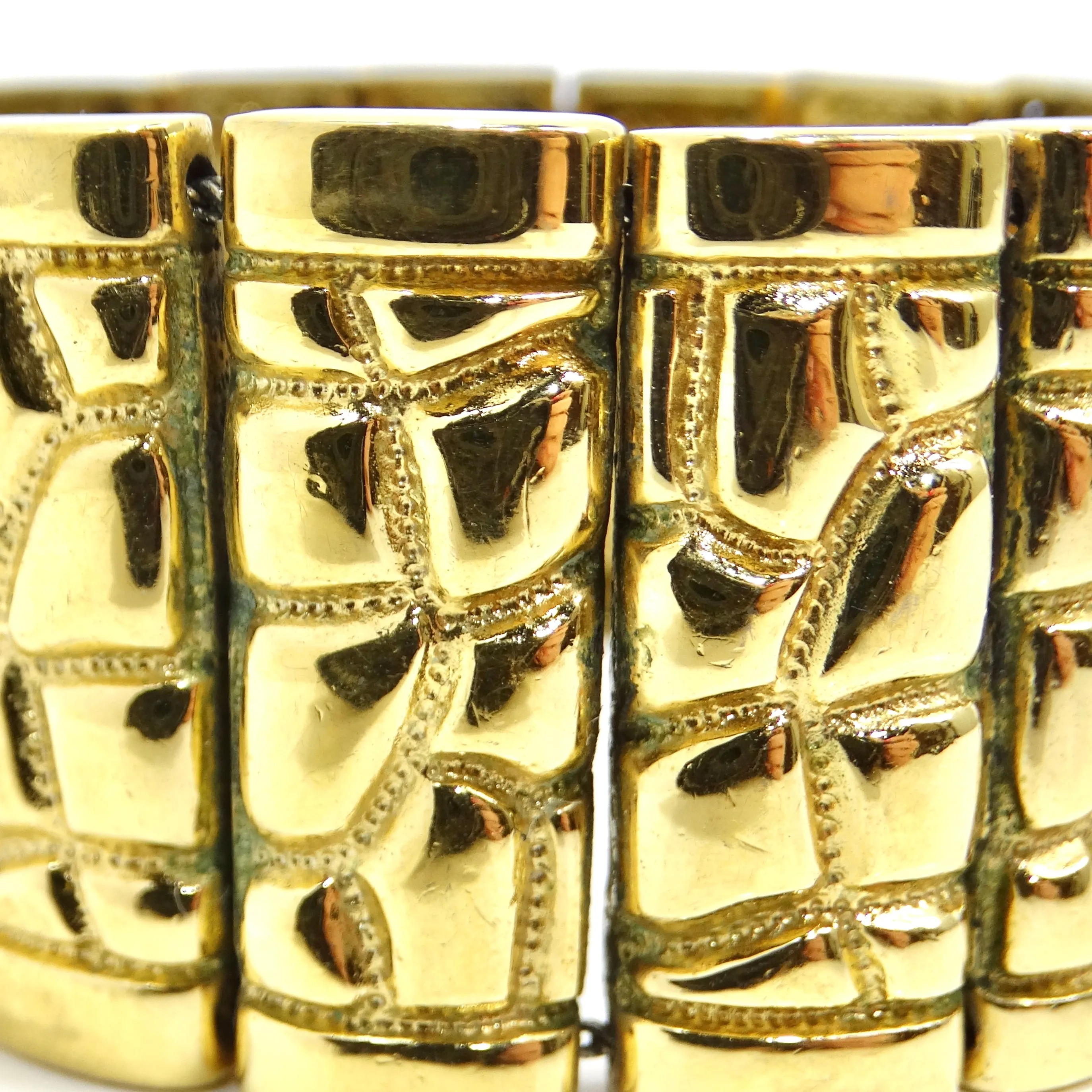 18K Gold Plated 1980s Bracelet