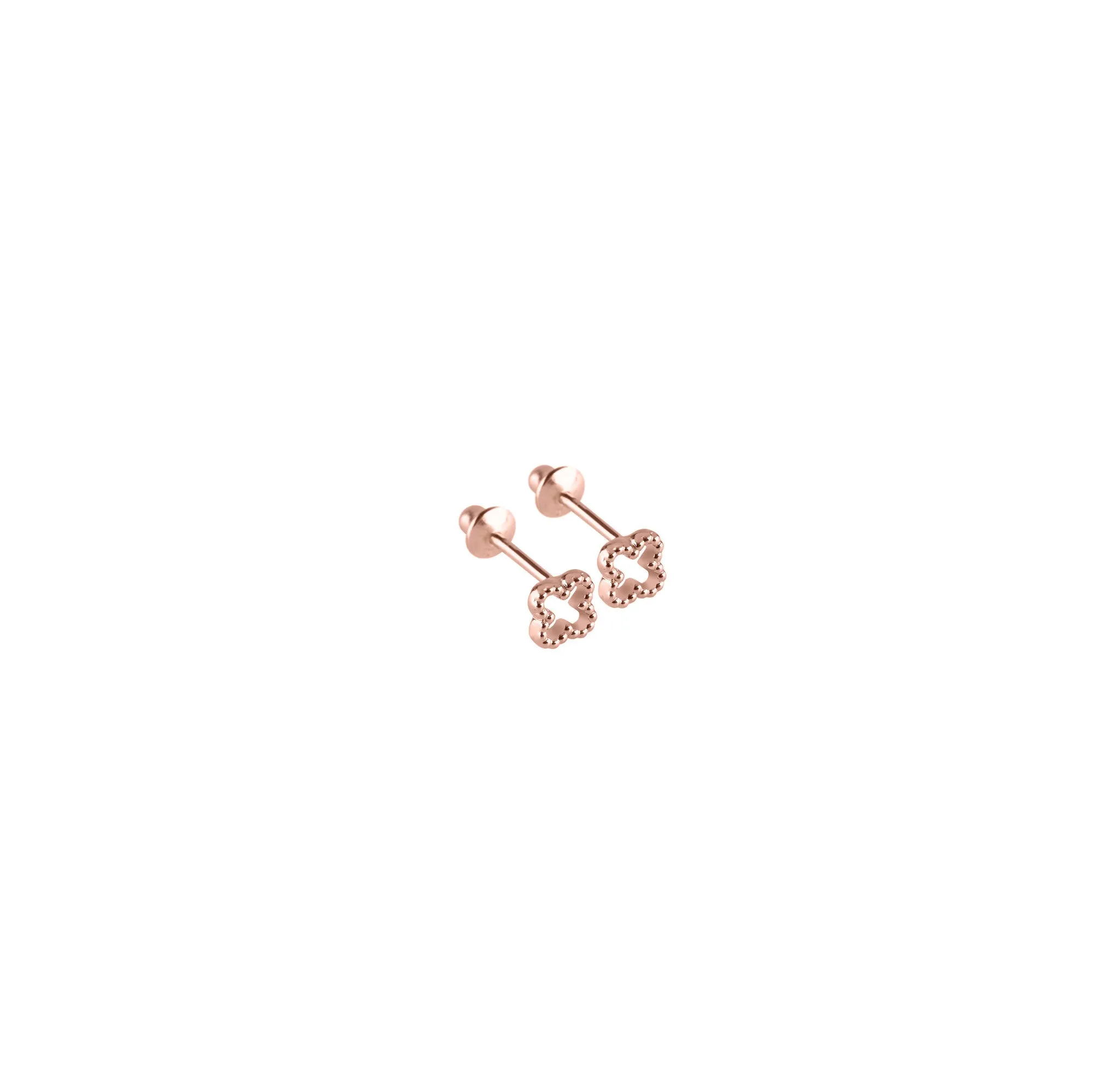 18k Mini Flower Studs