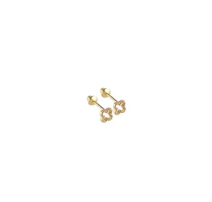 18k Mini Flower Studs