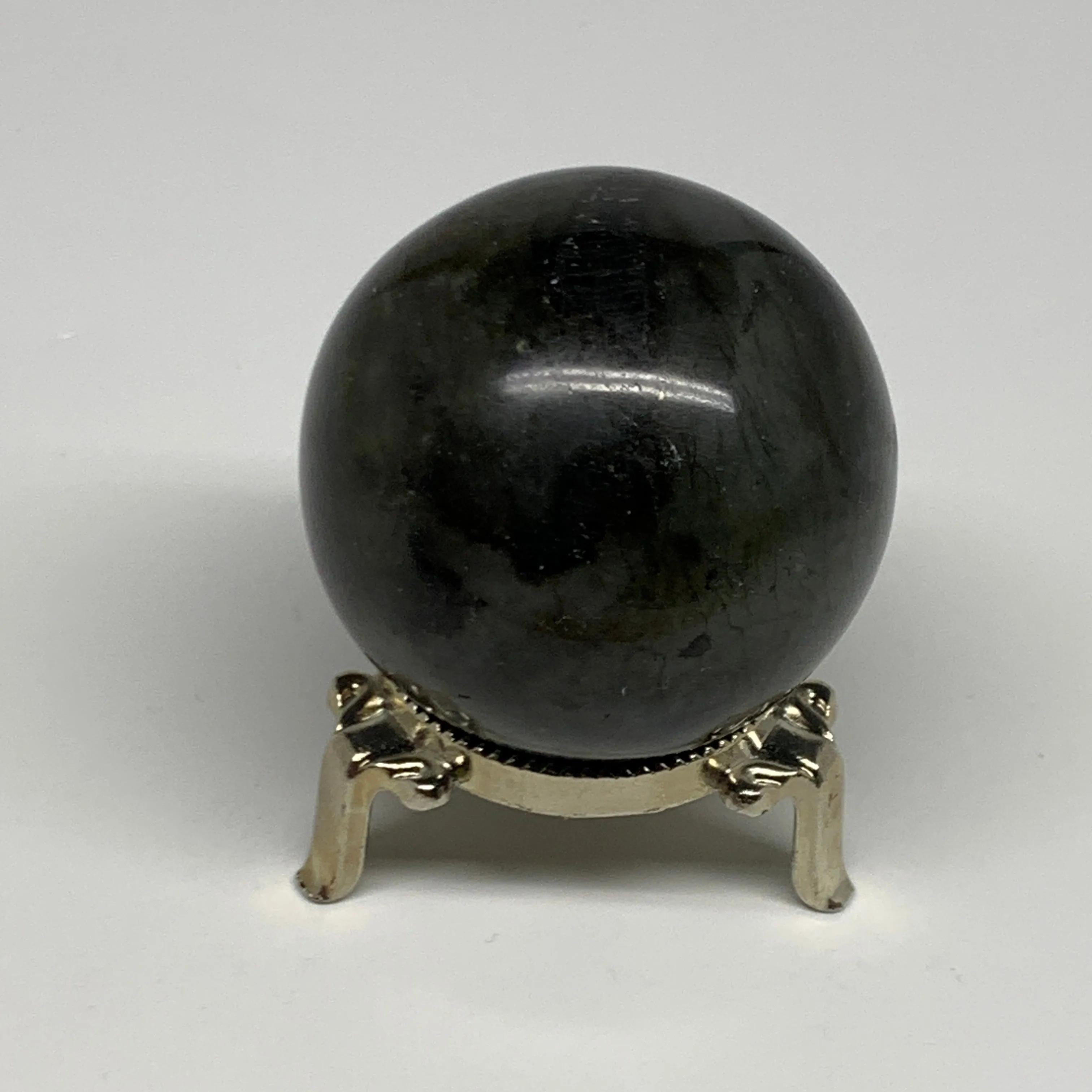 251.3g, 2.2"(56mm), Labradorite Sphere Gemstone,Crystal @Madagascar, B29892