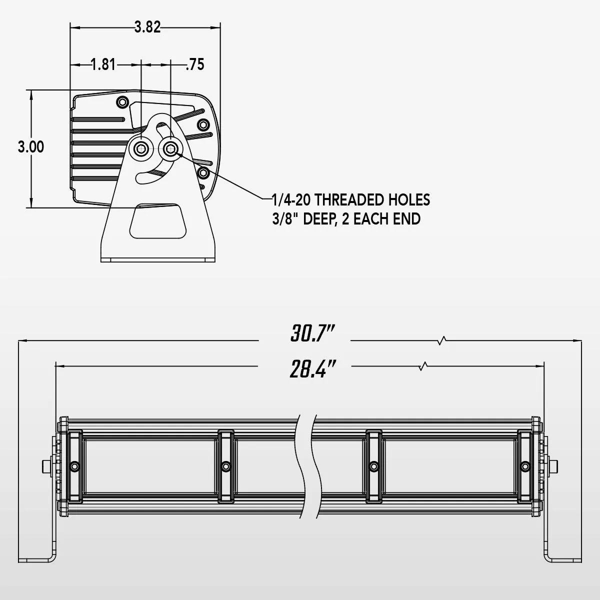 30" TRX Series LED Light Bar