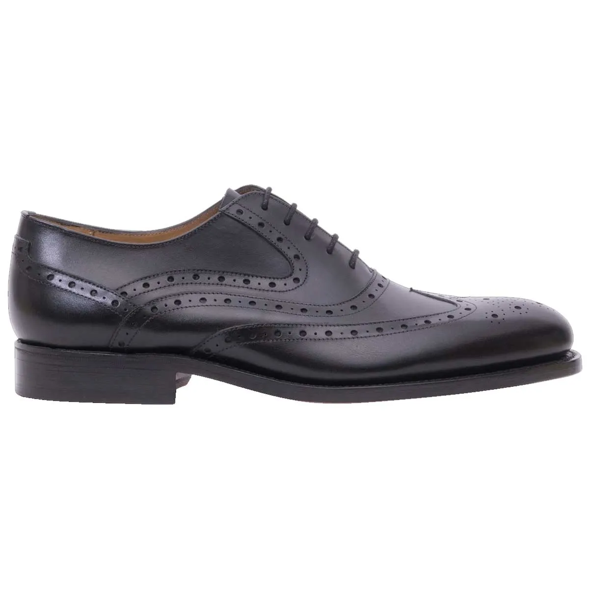 40% OFF BARKER Liffey Shoes - Mens Brogue - Black Calf UK 10.5