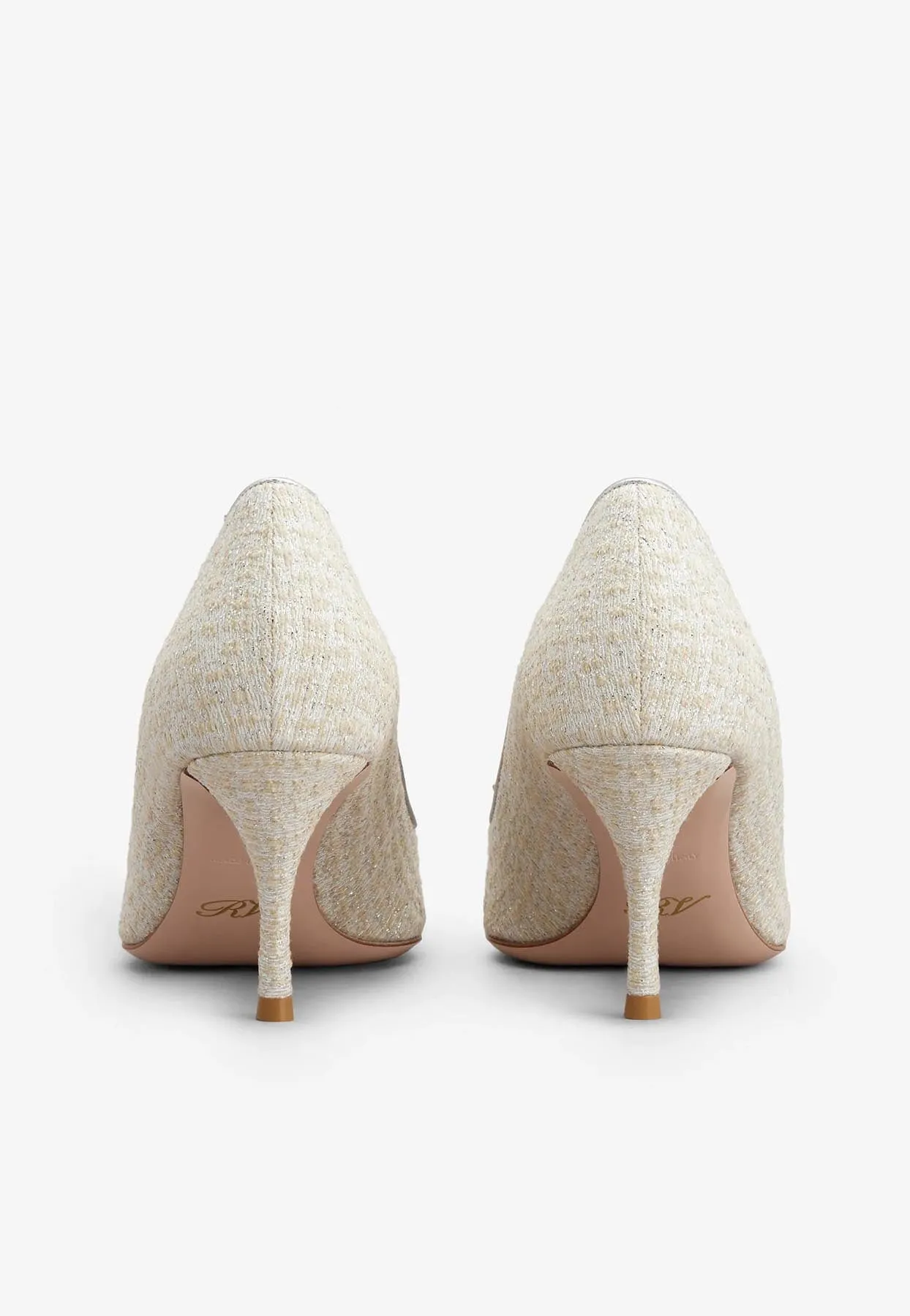 65 Flower Strass Buckle Pumps