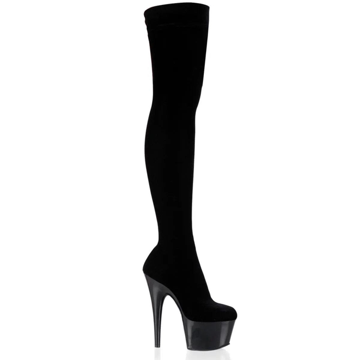 7" Stretch Platform Thigh Boot (ADORE-3002)