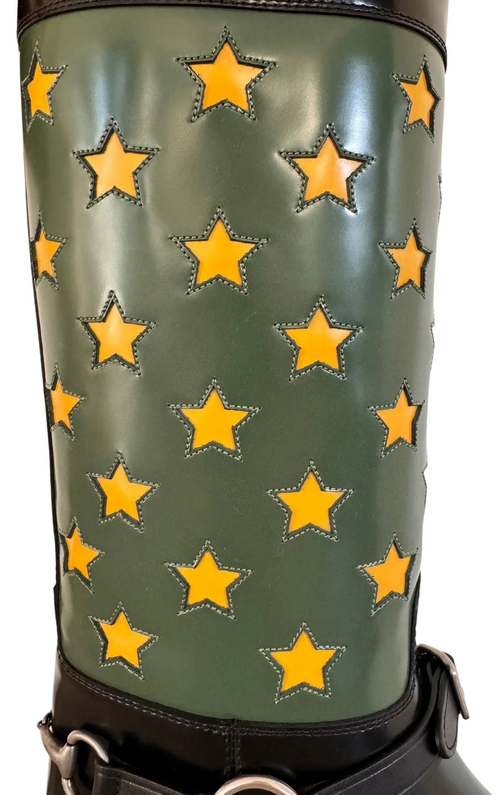 Abstract Art Pop Leather Riding Boot