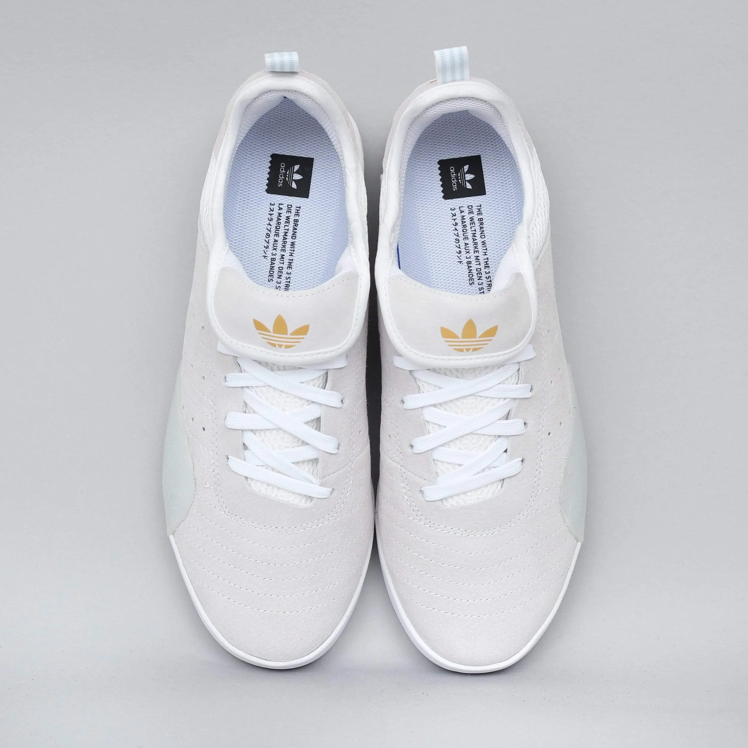 adidas 3ST.003 Shoes Footwear White / Blue Tint / Gold Metallic