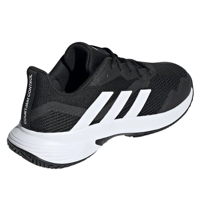 adidas CourtJam Control Men's Tennis Shoe (Core Black/Cloud White)