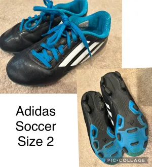 Adidas Soccer Cleat - Size 2 - size Shoes:  2 & 2.5 (Little Kid)