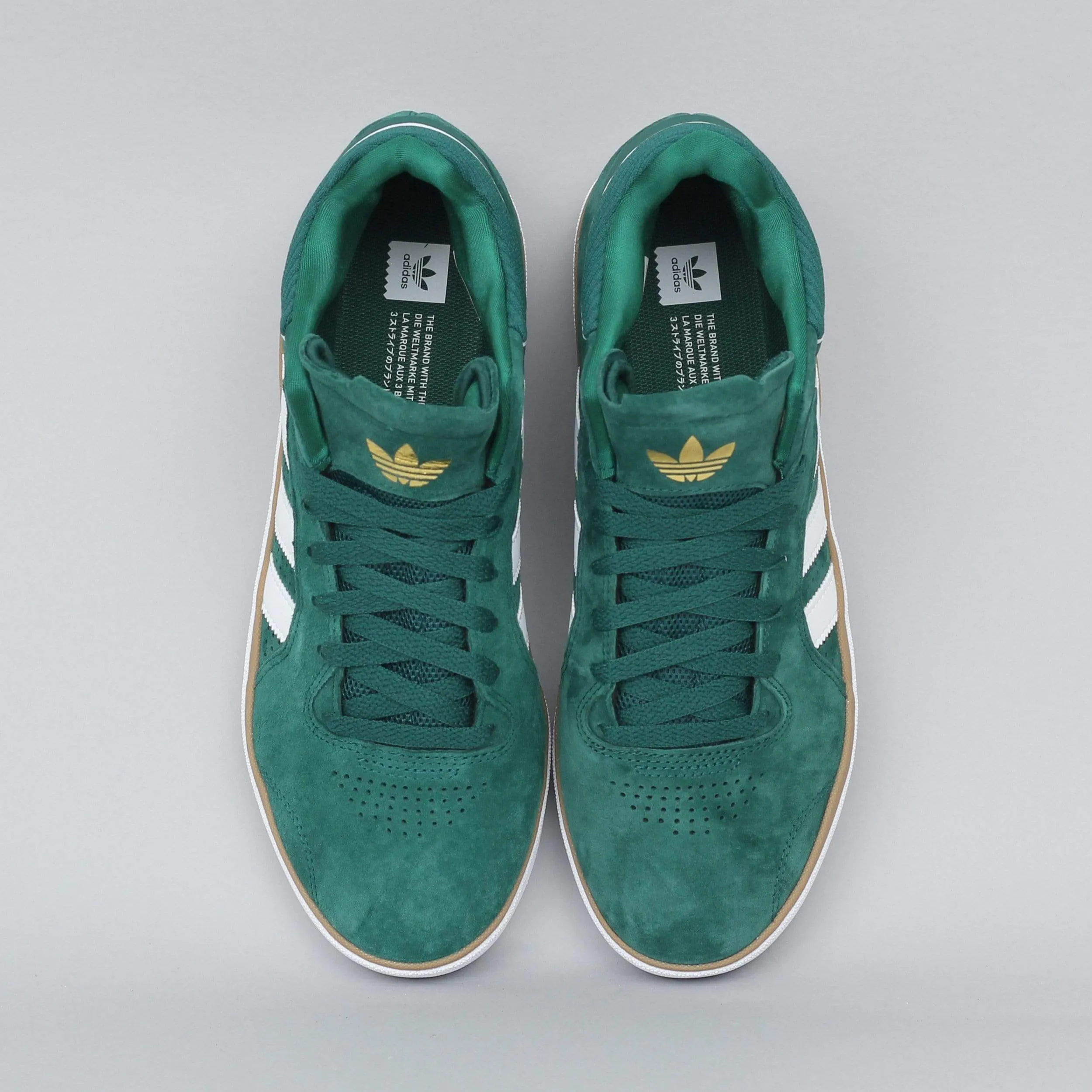 adidas Tyshawn Shoes Collegiate Green / Footwear White / Gum4