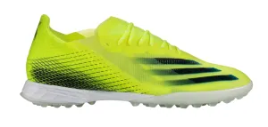 adidas X Ghosted.1 TF Artificial Turf Shoe - Solar Yellow/Core Black/Team Royal Blue