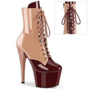 ADORE-1020DC Pleaser Blush-Burgundy Sexy Platform Shoes (Pole Dancing Heels)