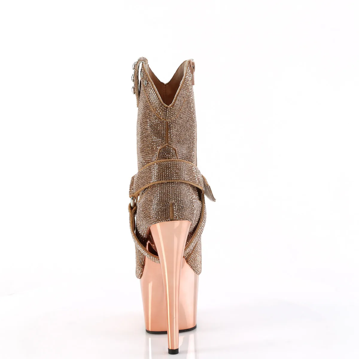 ADORE-1029CHRS Pleaser Rose Gold Glitter Sexy Platform Shoes (Pole Dancing Heels)