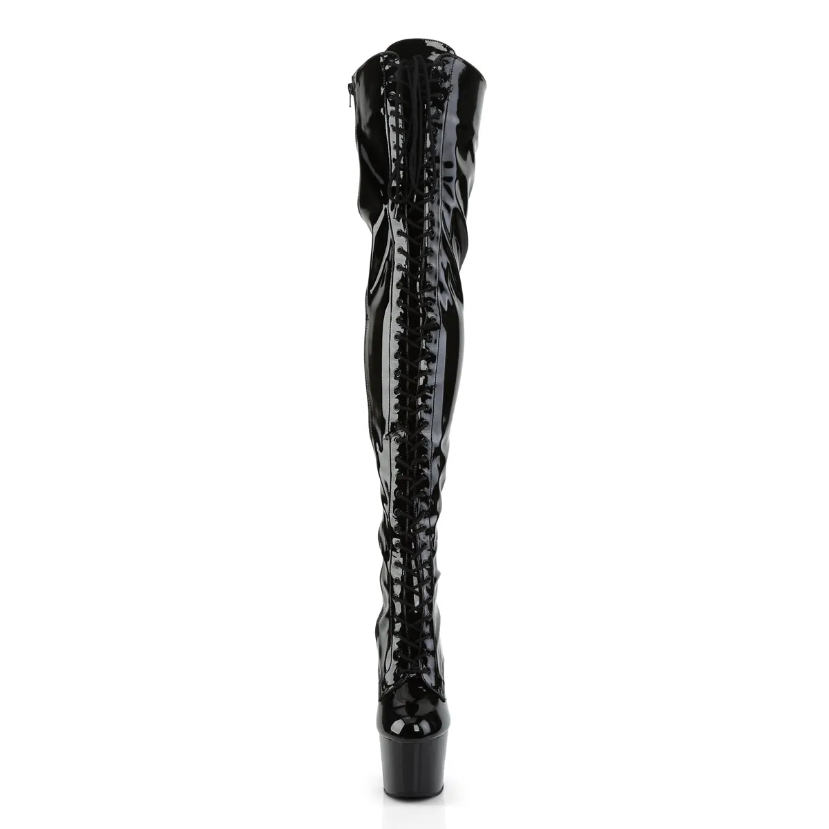 ADORE-3023 Pleaser Black Patent Sexy Platform Shoes (Pole Dancing Heels)