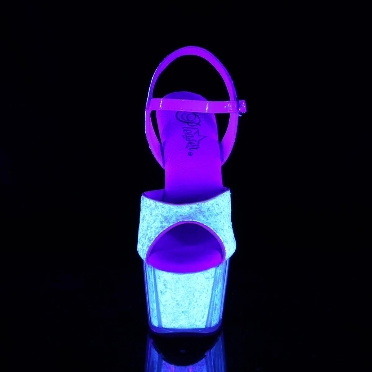 ADORE-710UVG Pleaser Neon Opal Glitter Sexy Platform Shoes (Pole Dancing Heels)
