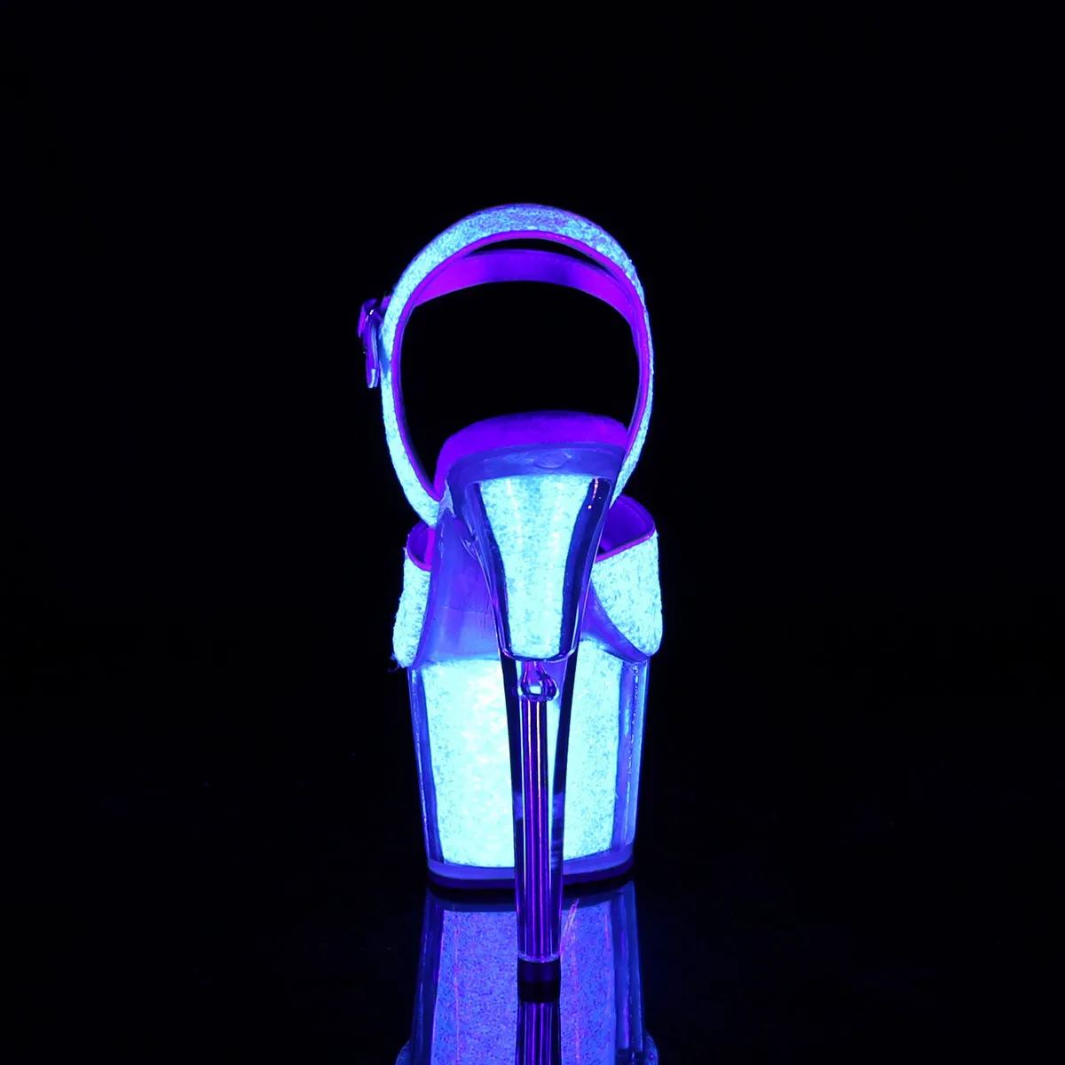 ADORE-710UVG Pleaser Neon Opal Glitter Sexy Platform Shoes (Pole Dancing Heels)