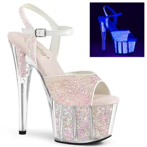 ADORE-710UVG Pleaser Neon Opal Glitter Sexy Platform Shoes (Pole Dancing Heels)