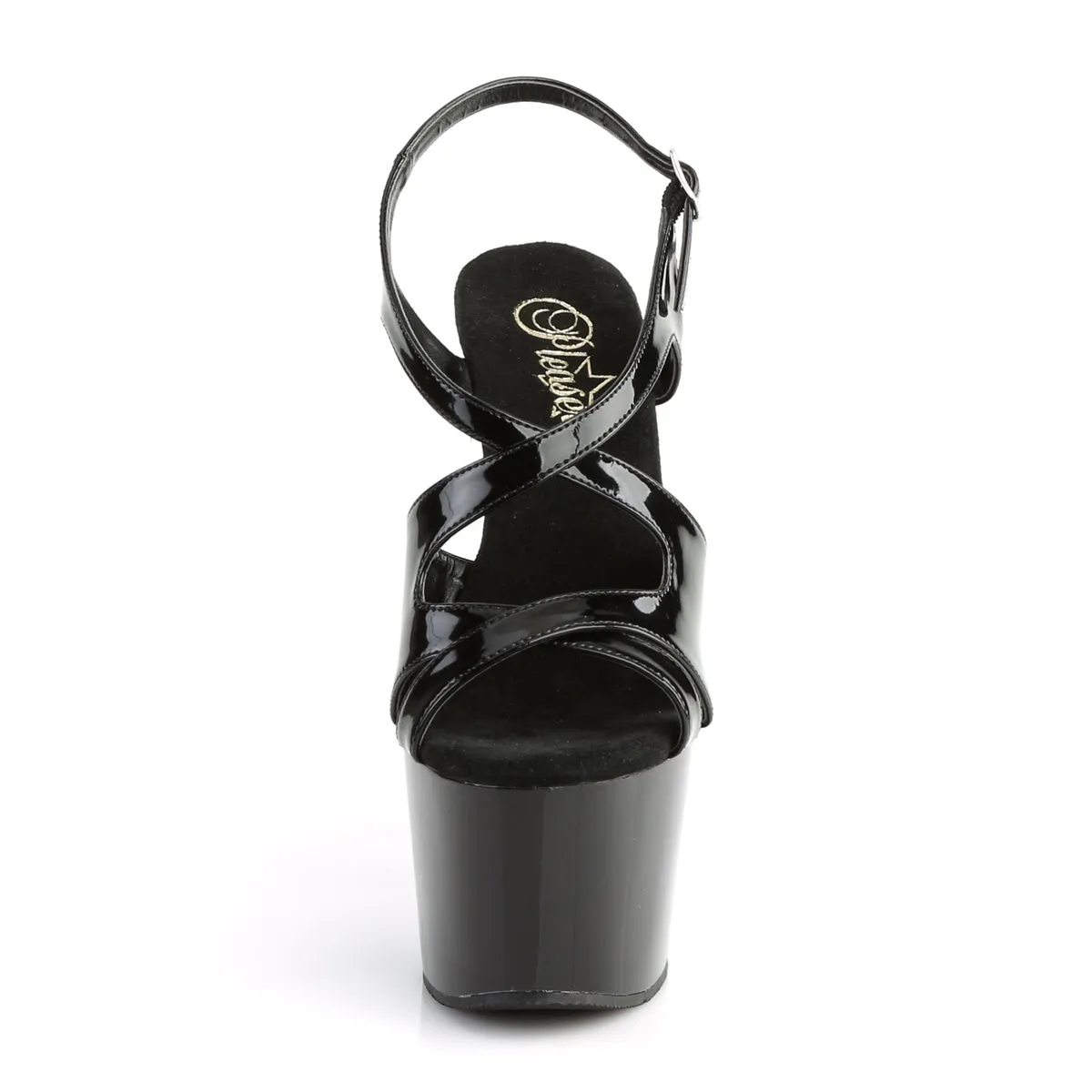 ADORE-730 Pleaser Black Patent Sexy Platform Shoes (Pole Dancing Heels)