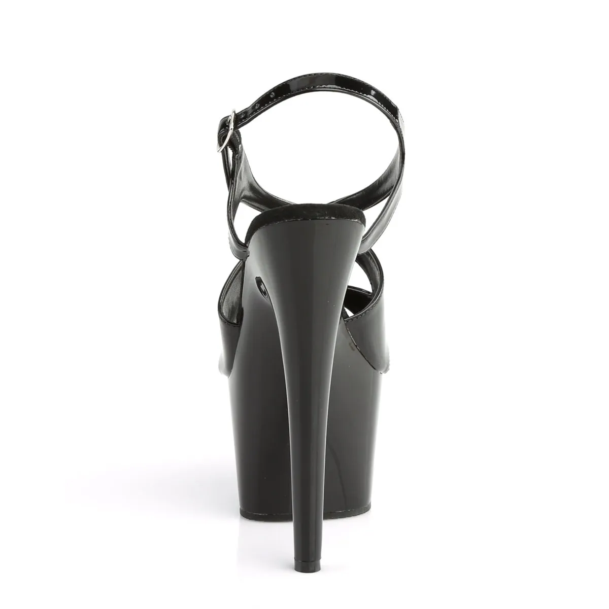 ADORE-730 Pleaser Black Patent Sexy Platform Shoes (Pole Dancing Heels)