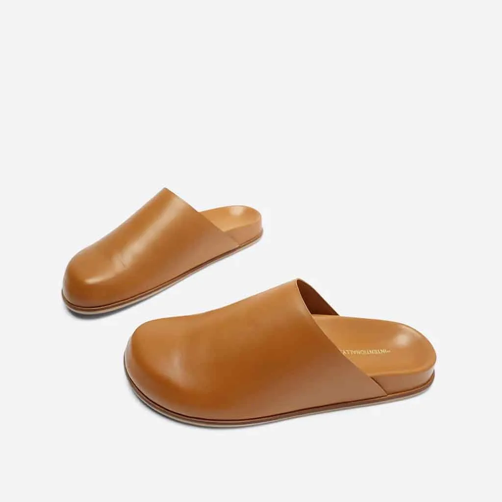 Agatha Slip On Mule - Caramel