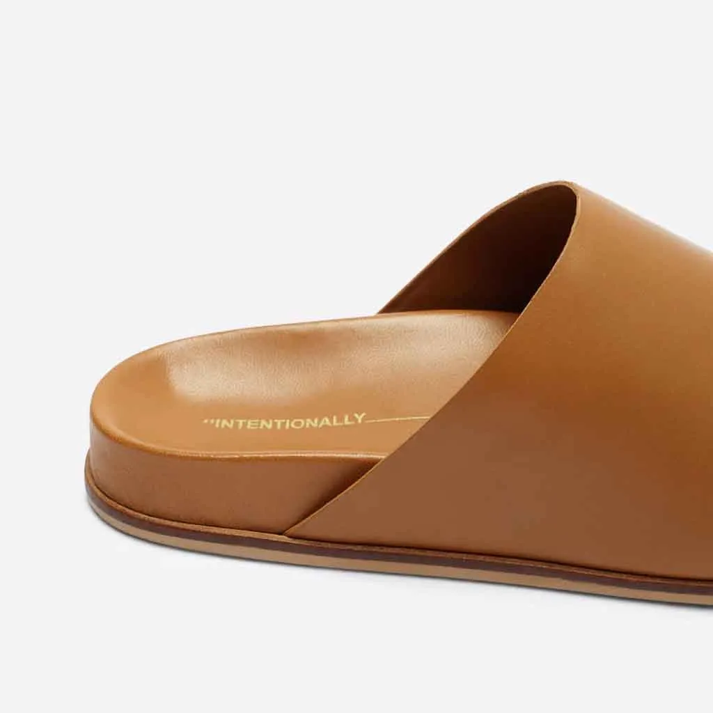 Agatha Slip On Mule - Caramel