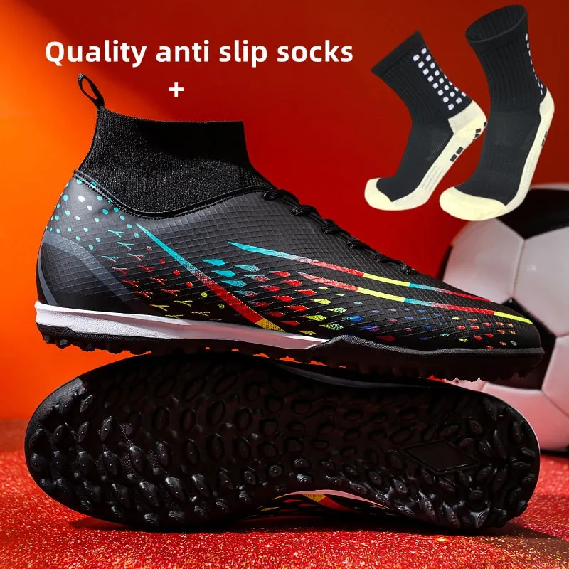 ALIUPS Original Men Soccer Shoes AG/TF Children Football Shoes Youth Football Boots Comfortable Athletic Training Cleat