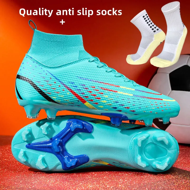 ALIUPS Original Men Soccer Shoes AG/TF Children Football Shoes Youth Football Boots Comfortable Athletic Training Cleat