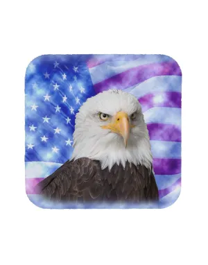 All American Eagle All Over Coaster All Over Print by TooLoud