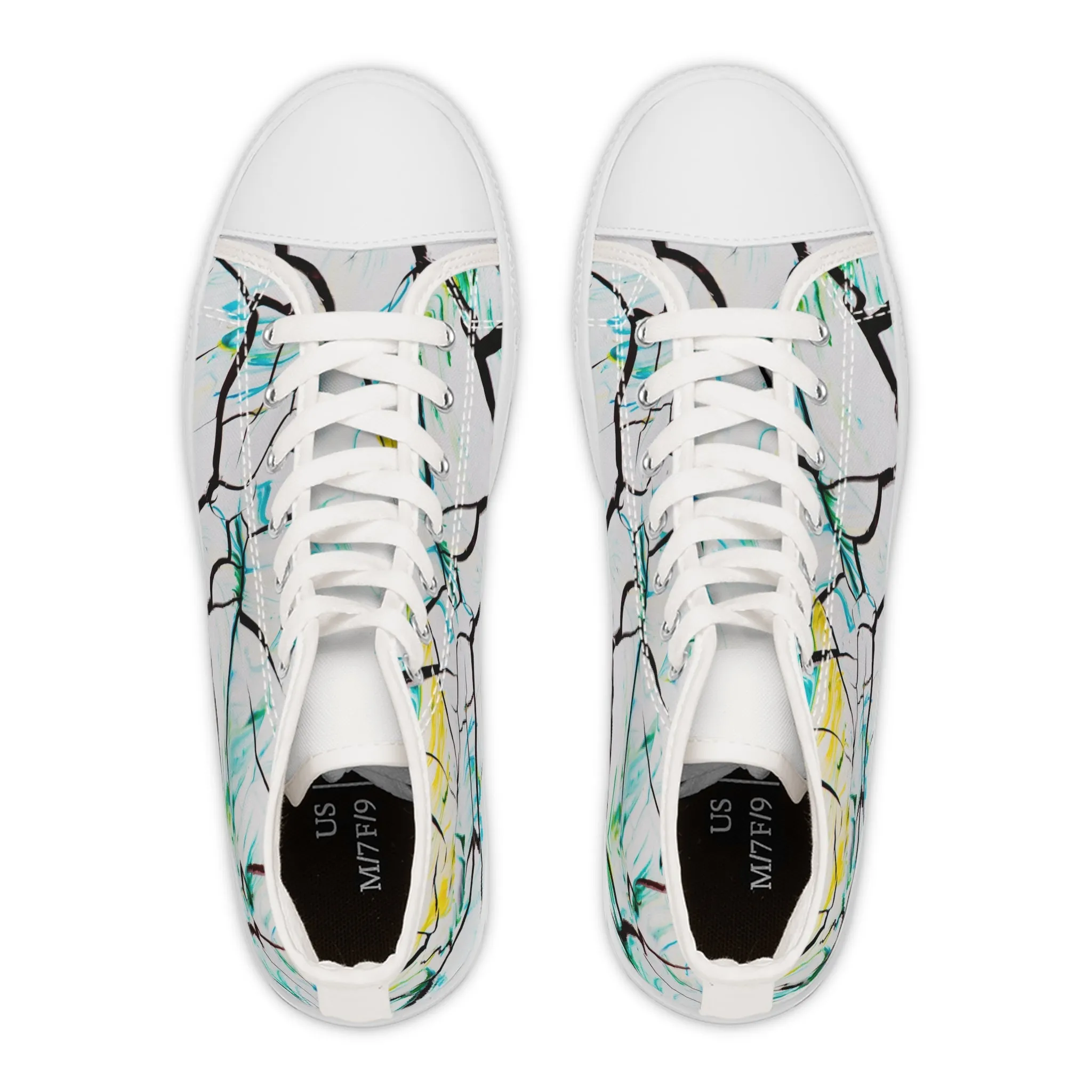 All Cracked Up - Women's High Top Sneakers