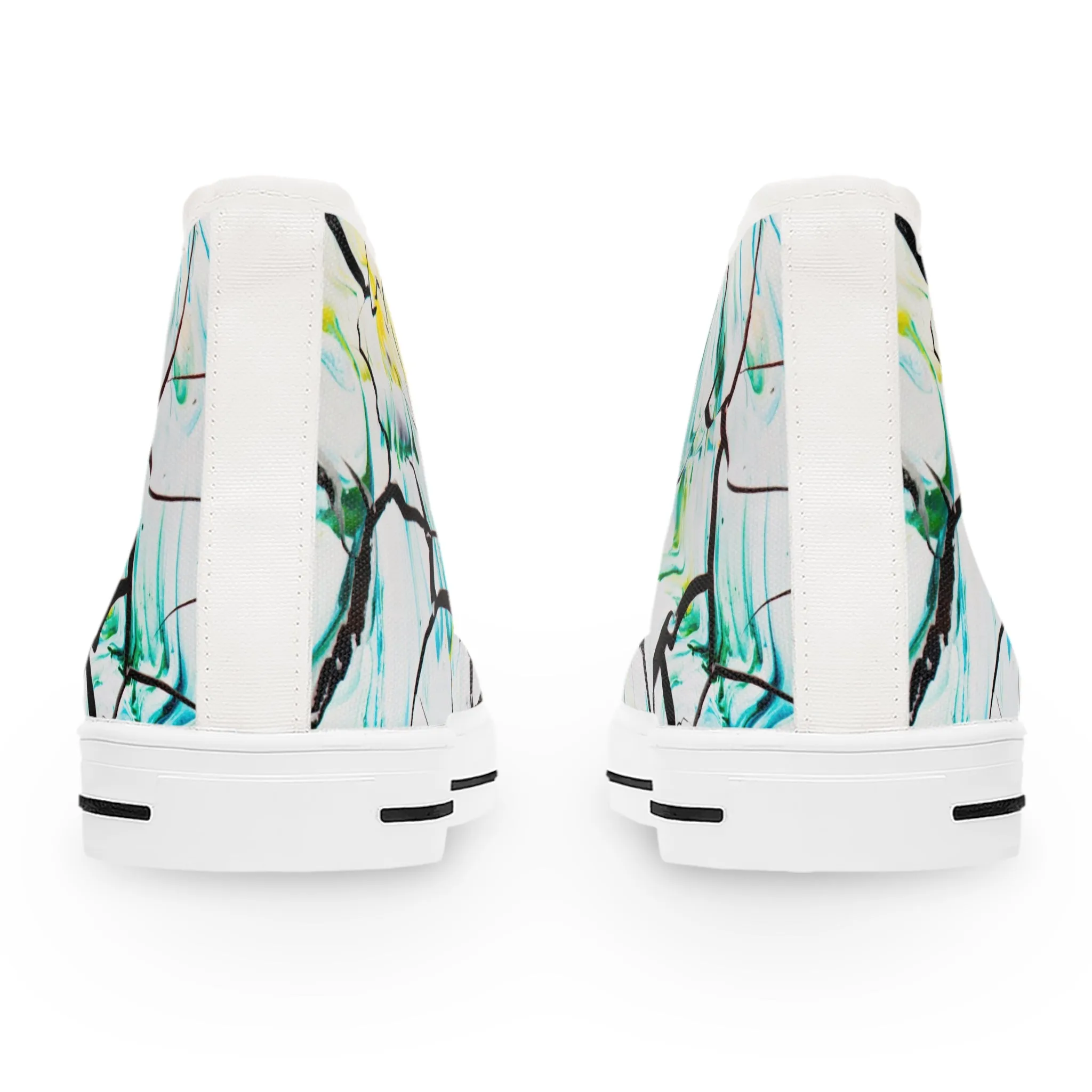 All Cracked Up - Women's High Top Sneakers