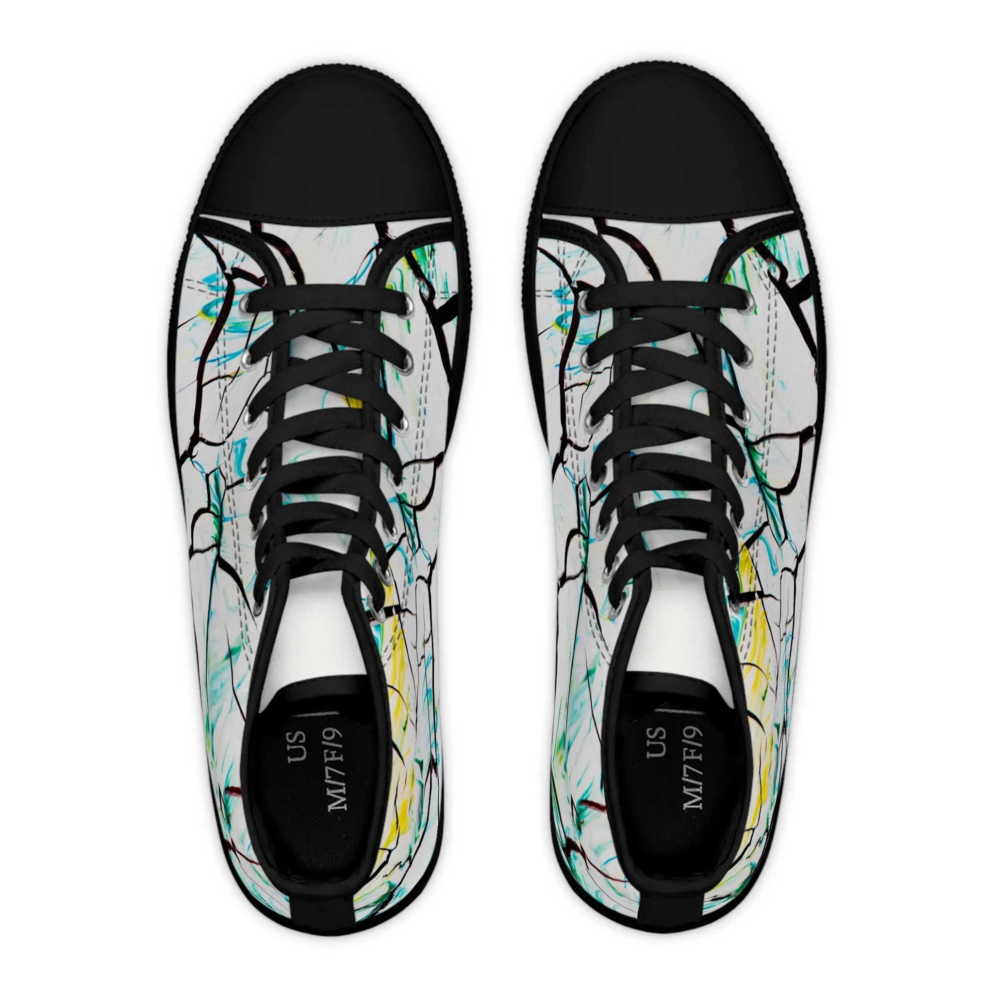 All Cracked Up - Women's High Top Sneakers