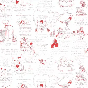 All My Heart - All Your Heart Red Yardage