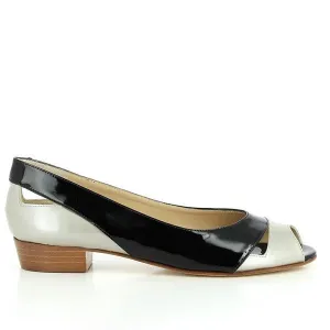 Amalfi Impero Black & Beige Ballet Flats