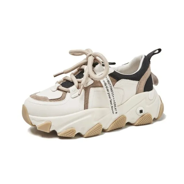 Angelis Women's Platform Flat Sneaker
