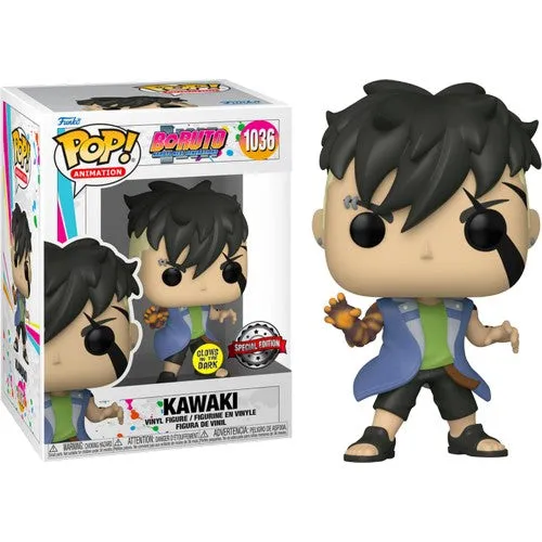 Anime Boruto : Naruto Next Generations - Kawaki Glow in the Dark #1036 Pop Vinyl Figure Funko Fair 2022 Exclusive