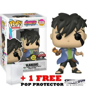 Anime Boruto : Naruto Next Generations - Kawaki Glow in the Dark #1036 Pop Vinyl Figure Funko Fair 2022 Exclusive