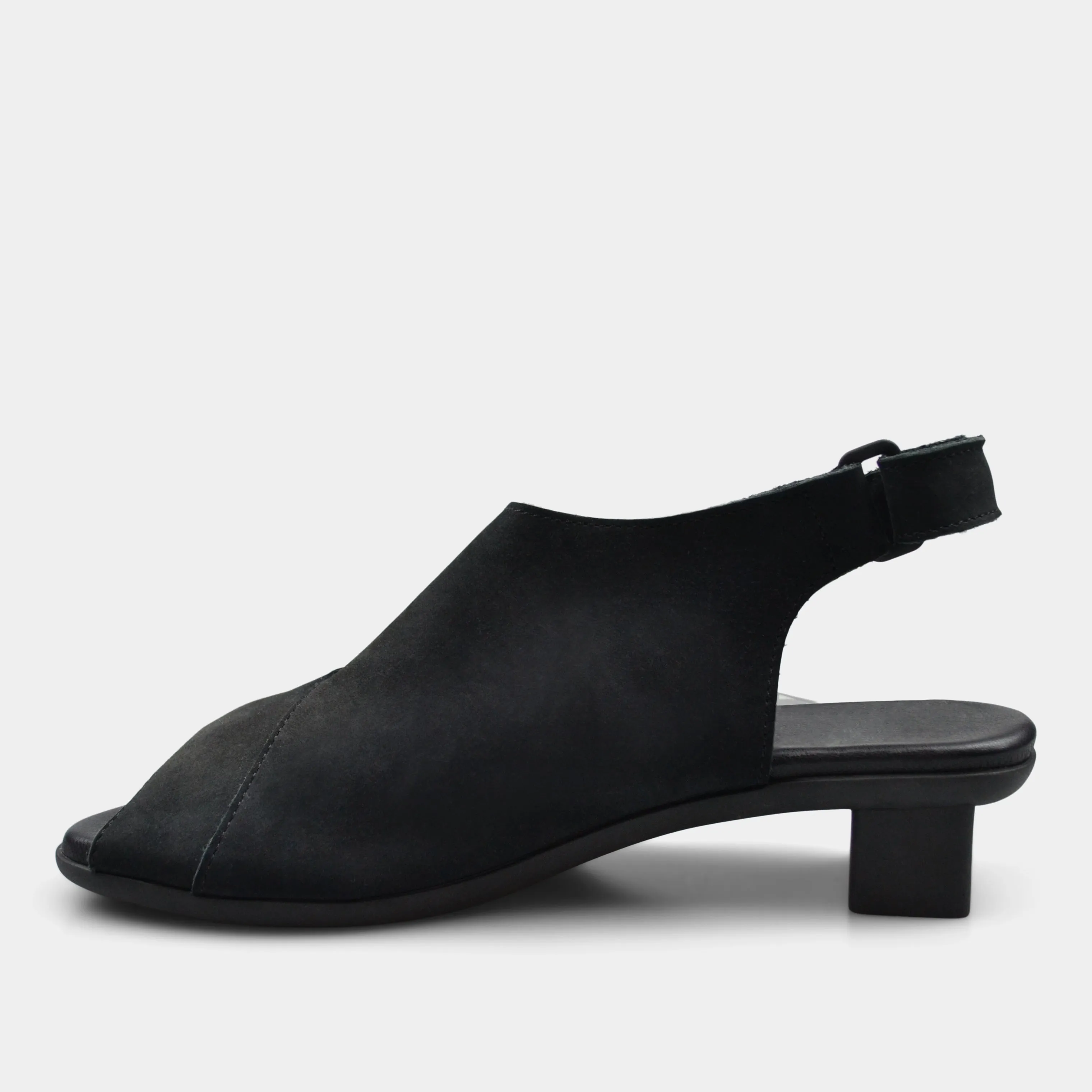 ARCHE OBIBBI SANDAL IN NOIR NUBUCK