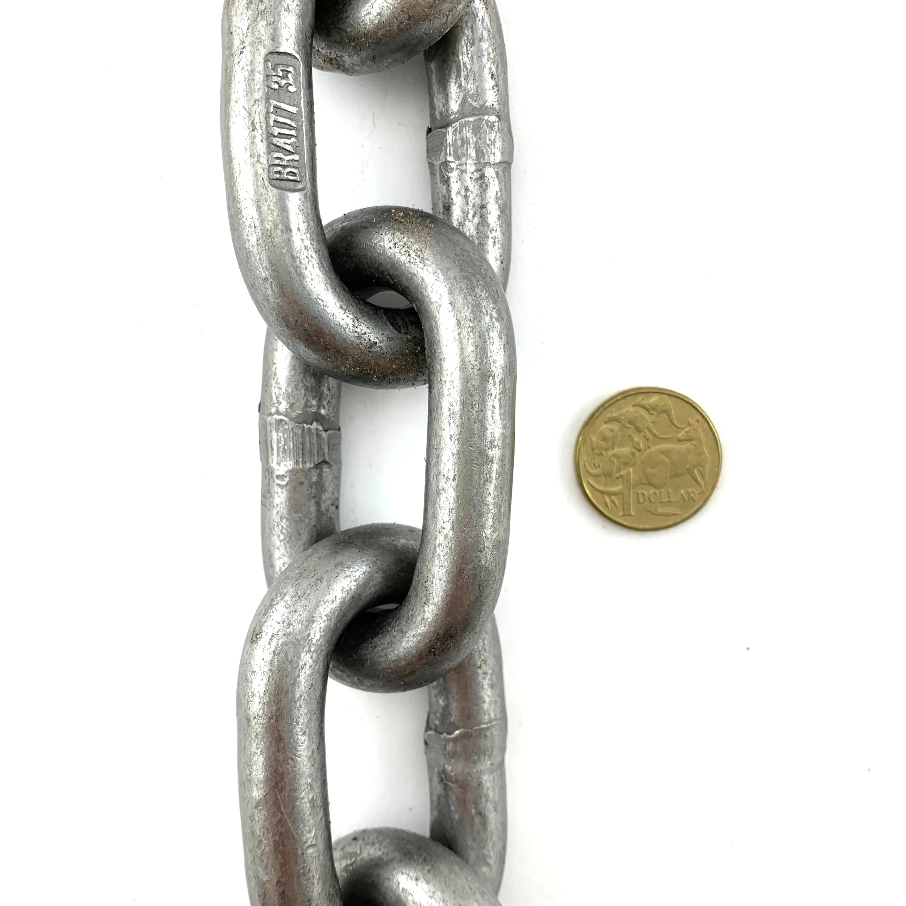 AS Plain Steel Trailer Chain 13mm x 25kg (7m)