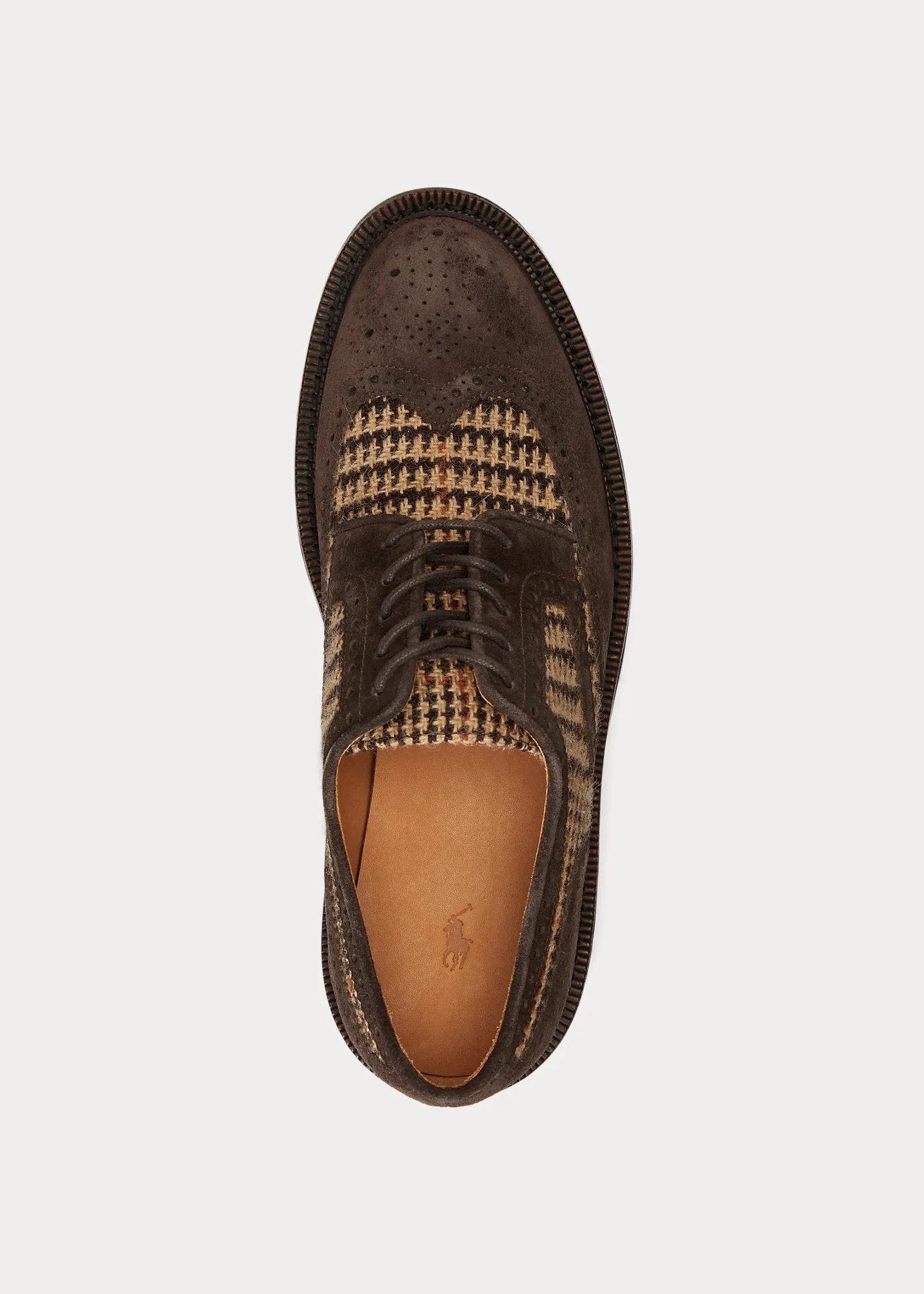 Asher Wool & Suede Wingtip Oxford