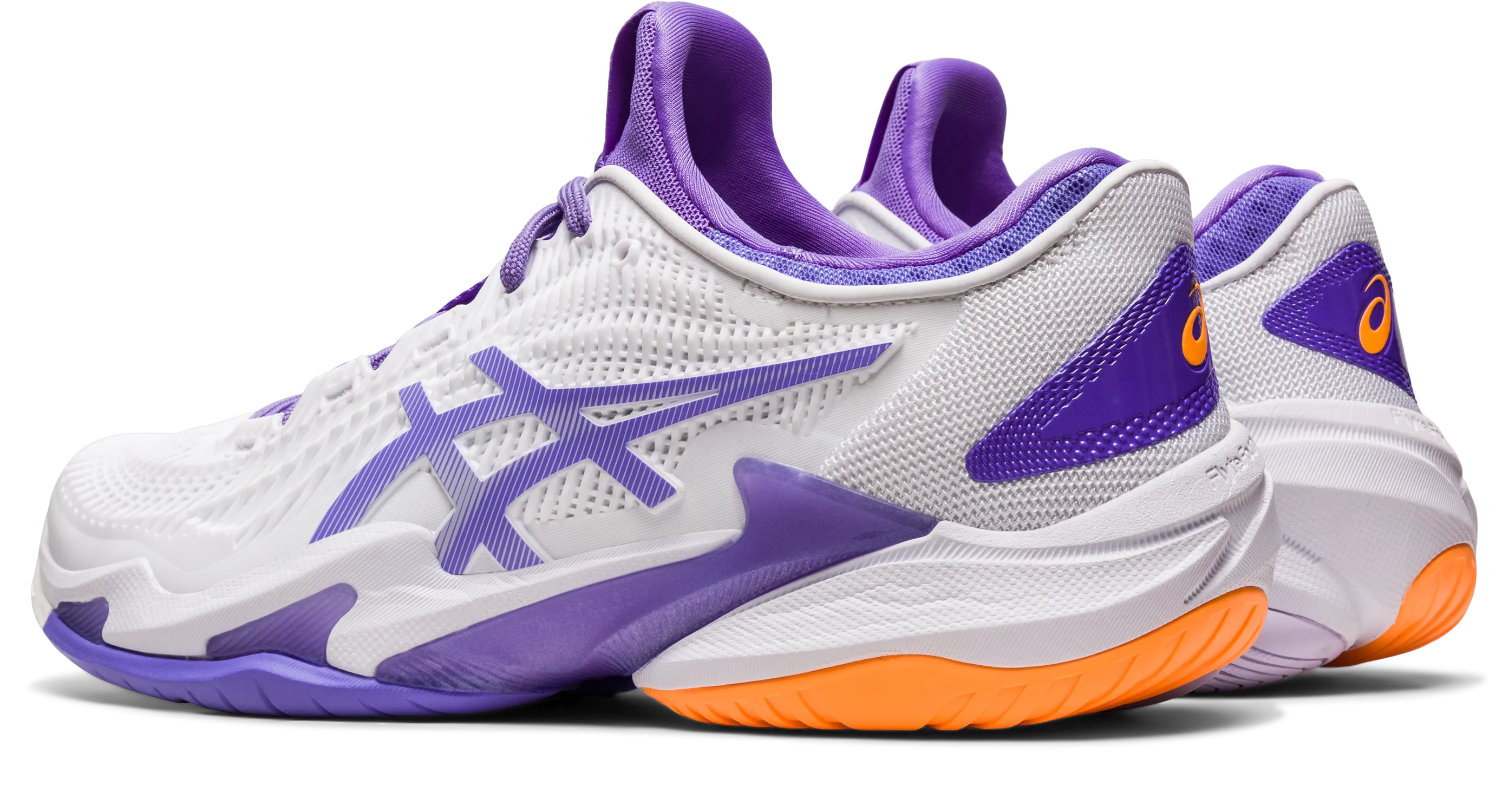 Asics Women's Court FF 3 Tennis Shoes in White/Amethyst