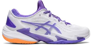 Asics Women's Court FF 3 Tennis Shoes in White/Amethyst