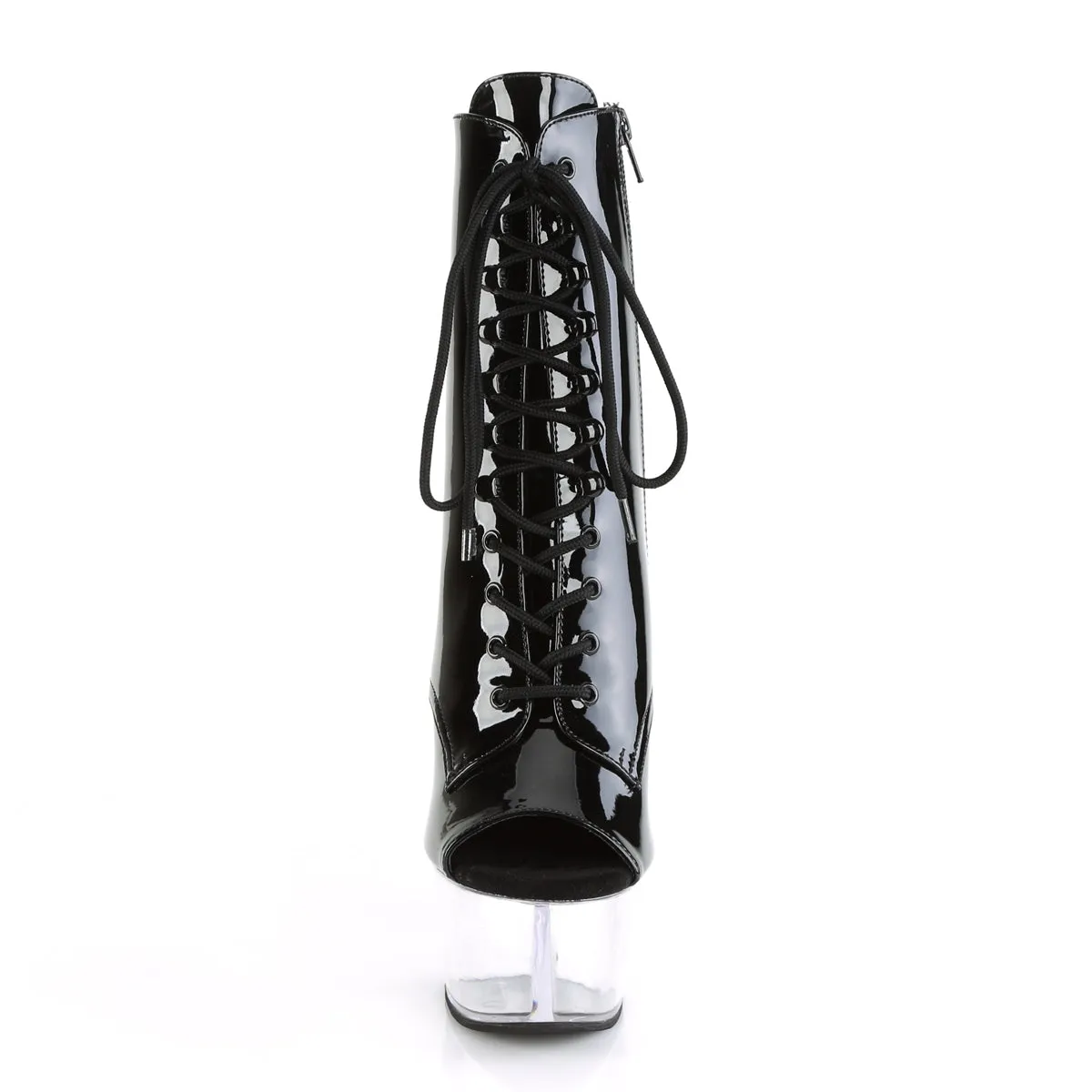 ASPIRE-1021 Pleaser Black Patent Sexy Platform Shoes (Pole Dancing Heels)