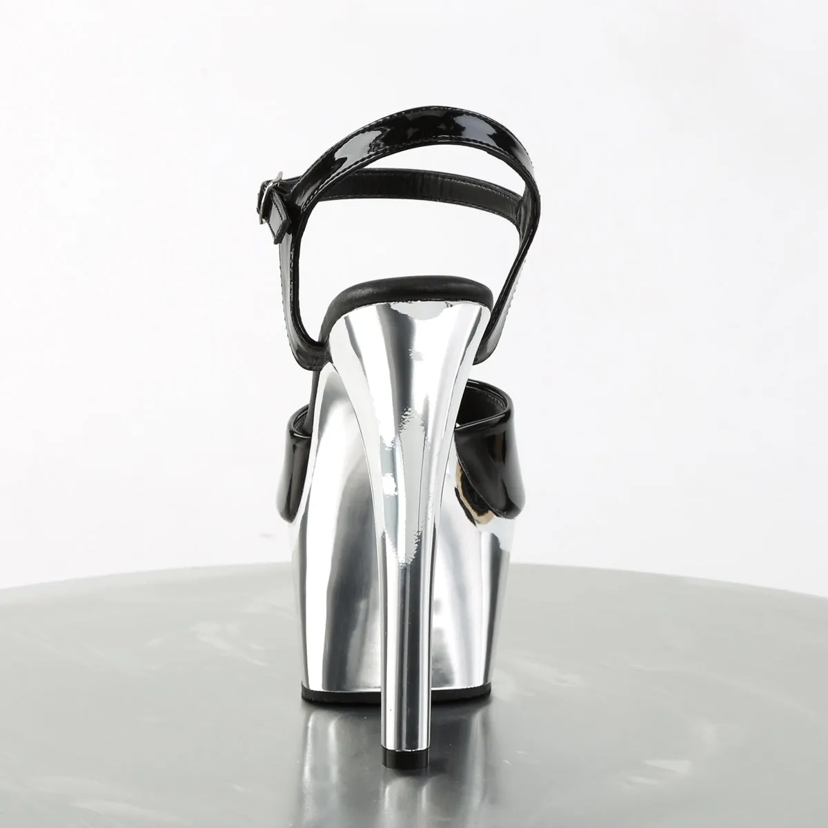 ASPIRE-609 Blk Pat/Slv Chrome